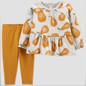 Carter’s Just One You Baby Girls Matching Outfit Size 3M